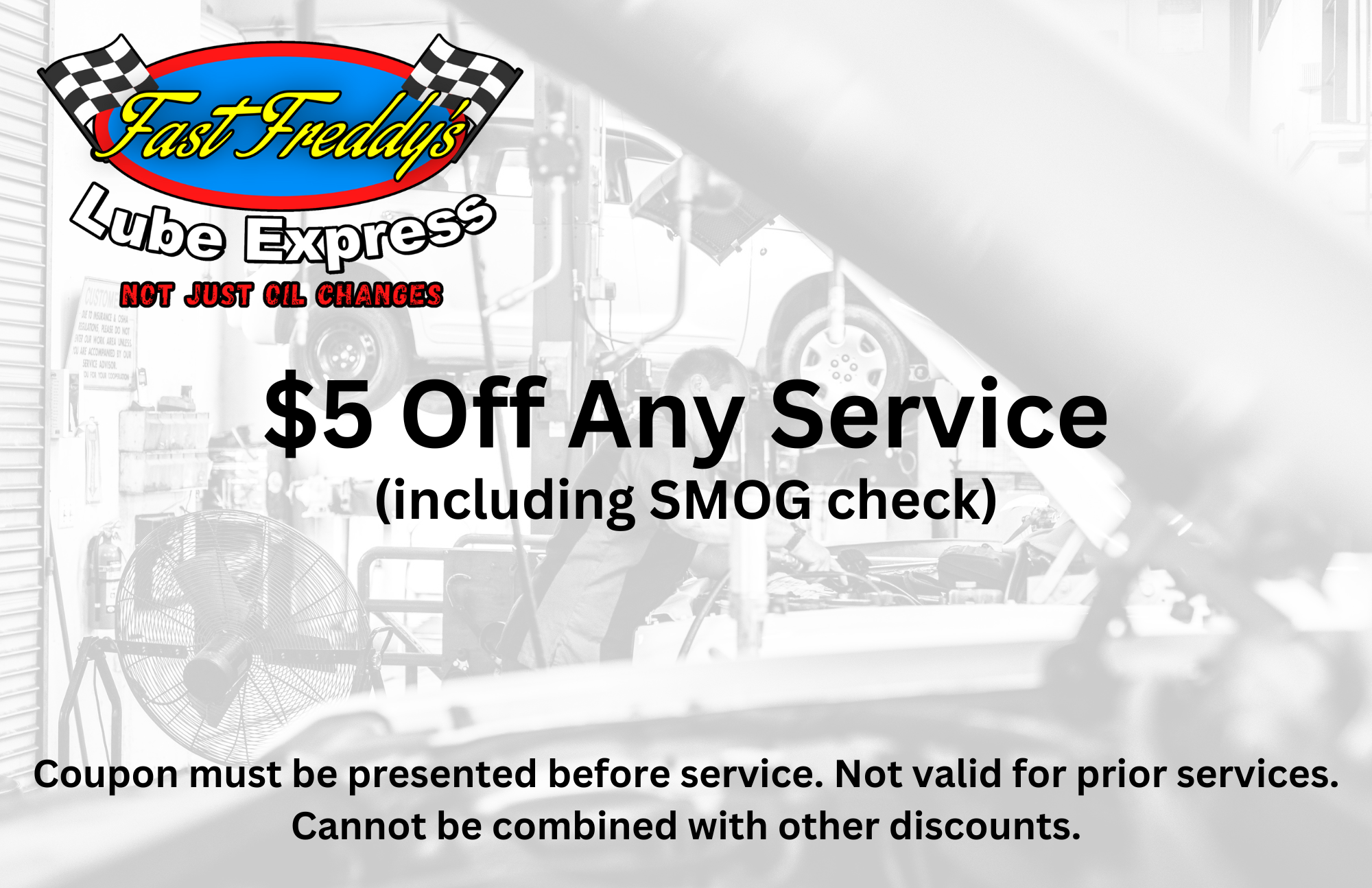 $5 off any service.